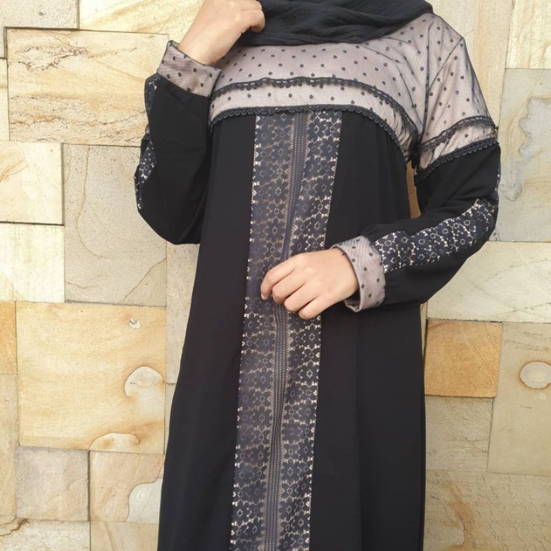 abaya hitam ashanti