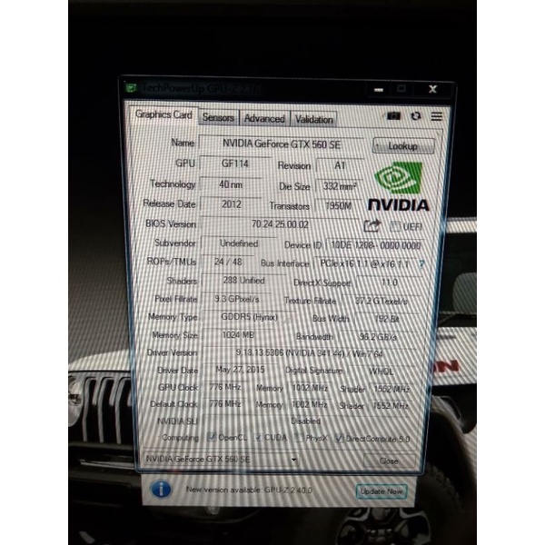 VGA ALL merk GTX560se 1GB/192bit