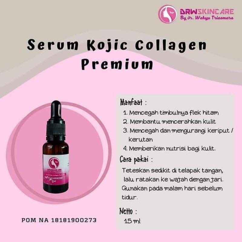 Serum Kojic Collagen Premium Drw Skincare Indonesia