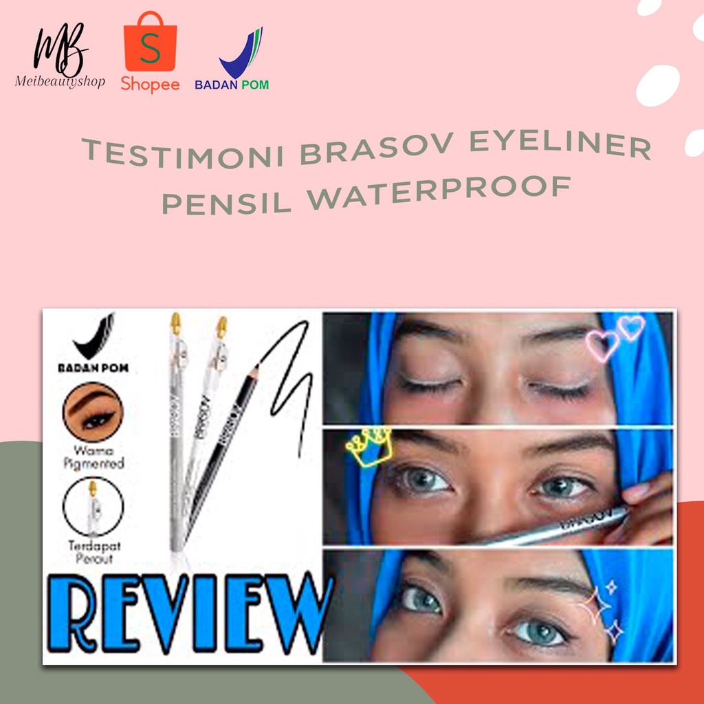 BRASOV Eyeliner Pensil /  Automatic Eyeliner Waterproof