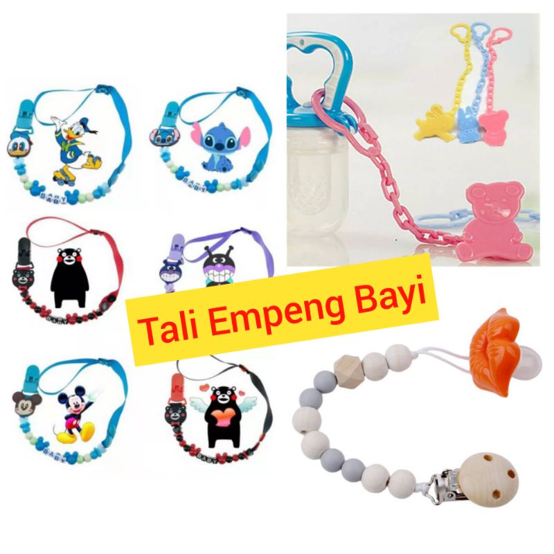 Tali Klip Gantungan Empeng klip rantai ronce teether dot Empeng Pacifier karakter disney Tali Gantungan Empeng Baby Klip Rantai Penjepit Dot KLIP RANTAI PENJEPIT DOT BAYI / RANTAI DOT BAYI