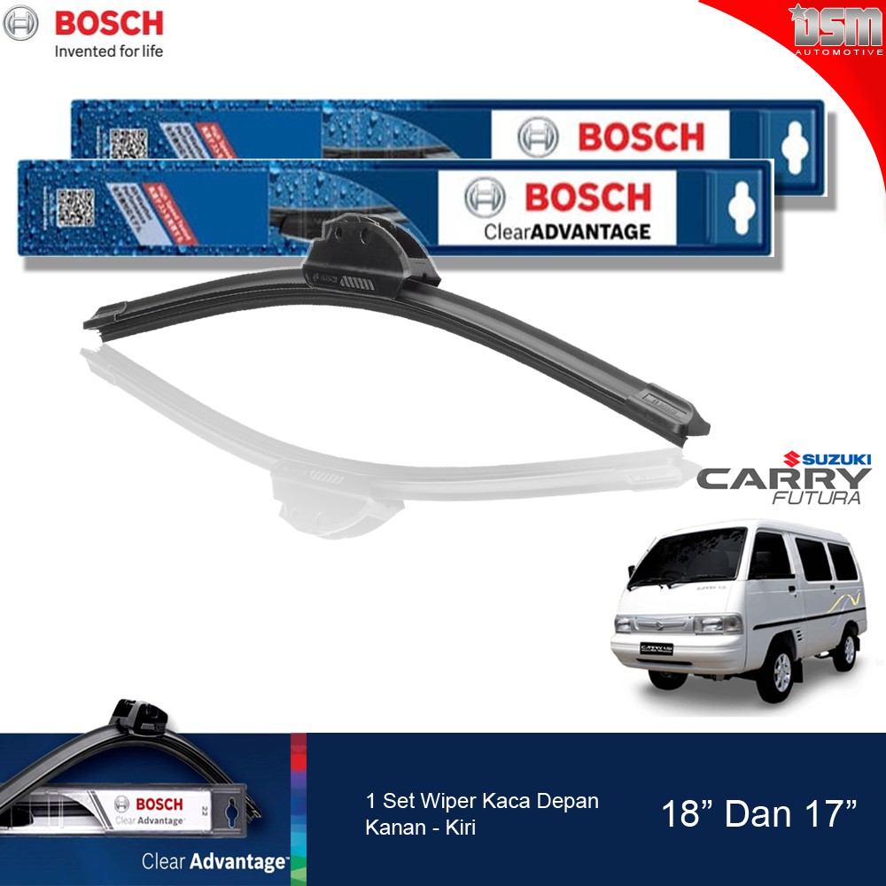 Bosch Clear Advantage Frameless / Wiper Frameless Suzuki Carry Futura 18&quot; dan 17&quot;