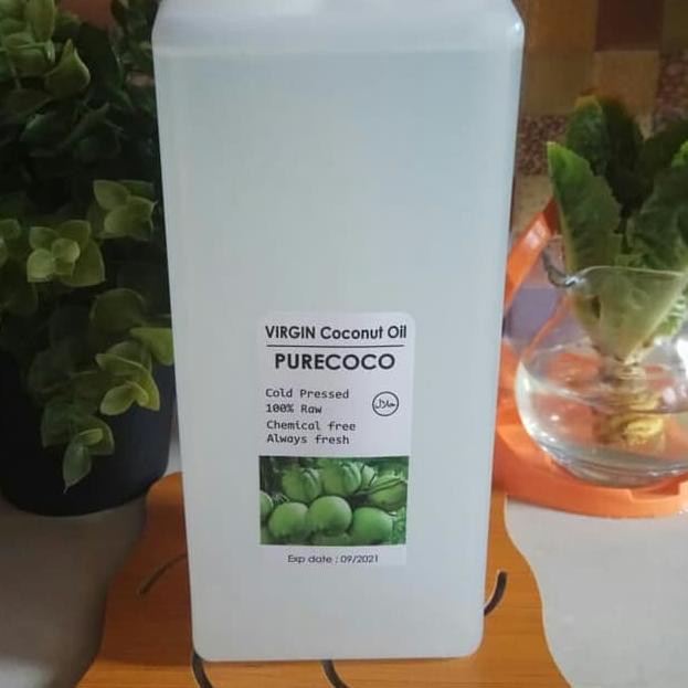 

( ͡❛ ͜ʖ ͡❛)✌ 1liter VIRGIN COCONUT OIL/VCO/MINYAK KELAPA ASLI ☨