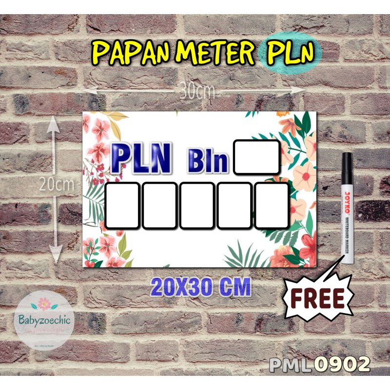 

Zoe Papan Meter Listrik PLN PAM motif Unik - Lukis 02