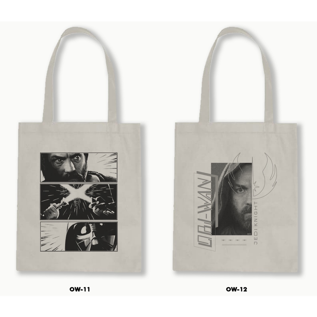 TOTE BAG BLACU - STAR WARS / OBI-WAN KENOBI 01