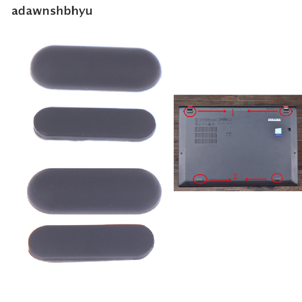 Adawnshbhyu 4pcs Pad Karet Laptop Untuk Lenovo Thinkpad X1 Carbon 5th 6th X1C 2017 2018