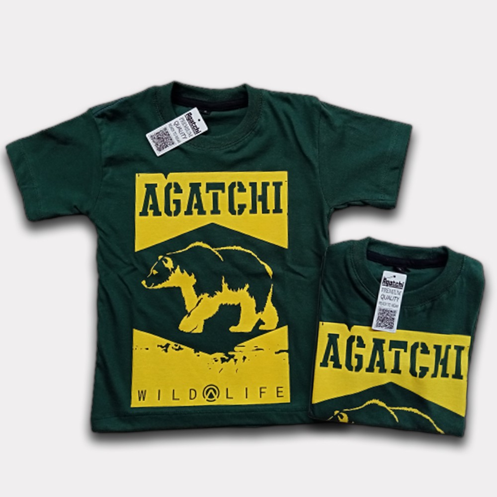 Kaos Anak Distro Agatchi - Wildlife / Beruang