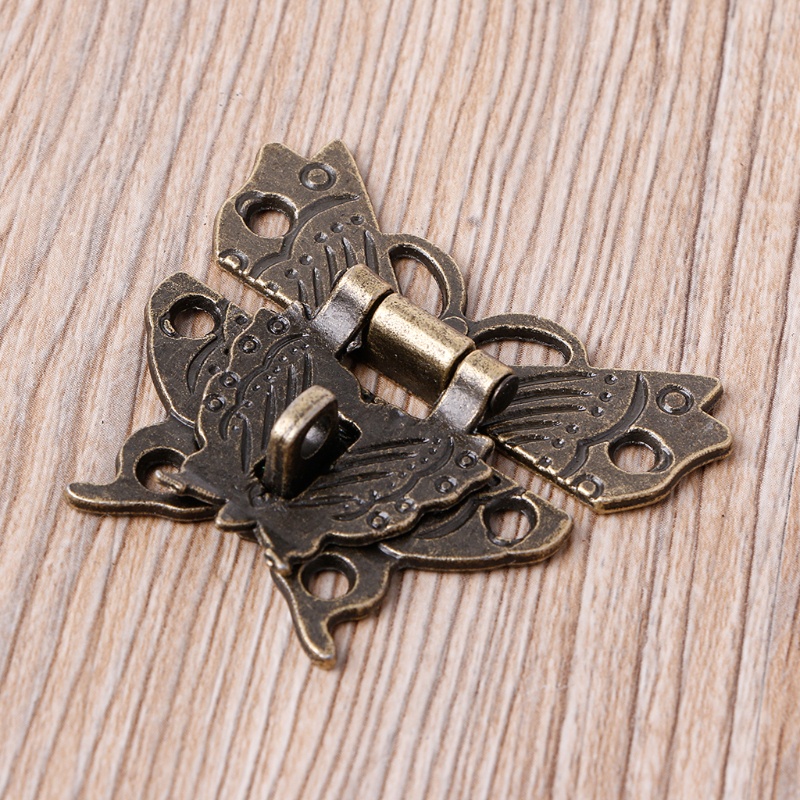 Btsg Kunci Kotak Perhiasan Model Butterfly Latch Gaya Retro Vintage