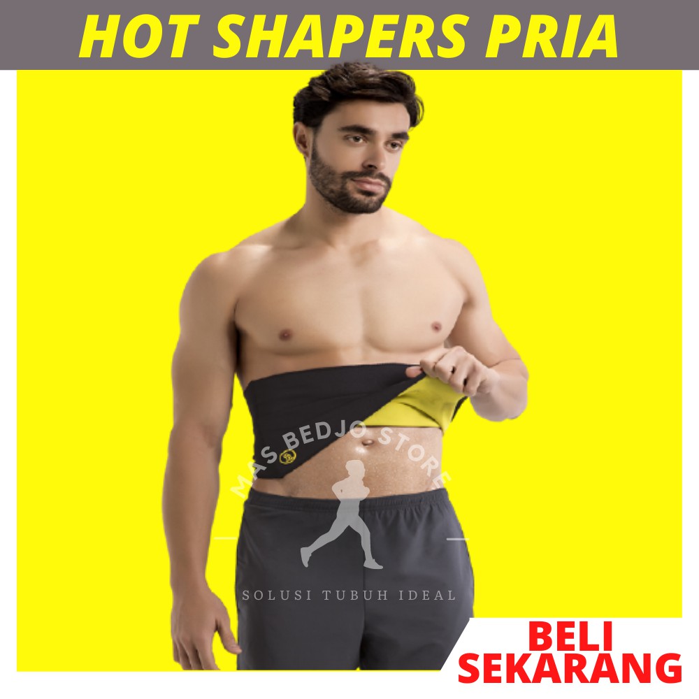 Korset Pelangsing Perut Buncit Neotex Hot Shapers Pengecil Perut Olahraga Stagen Pria Wanita ZZ05