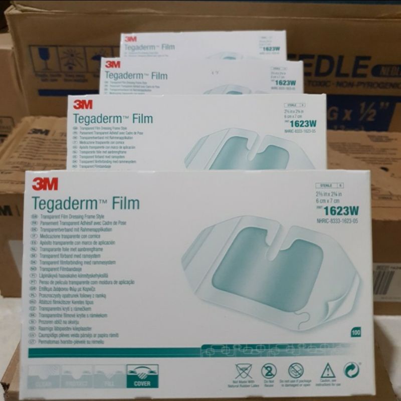 Tegaderm Film 1623 3m 6 cm x 7 cm Tegaderm Infus Plester Transparan Plester Luka Tahan Air Penutup Luka Operasi