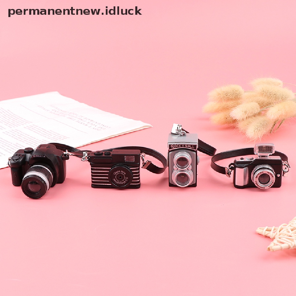 (luckypermanentnew) 1pc Miniatur Kamera SLR Digital Untuk Aksesoris Rumah Boneka (ID)