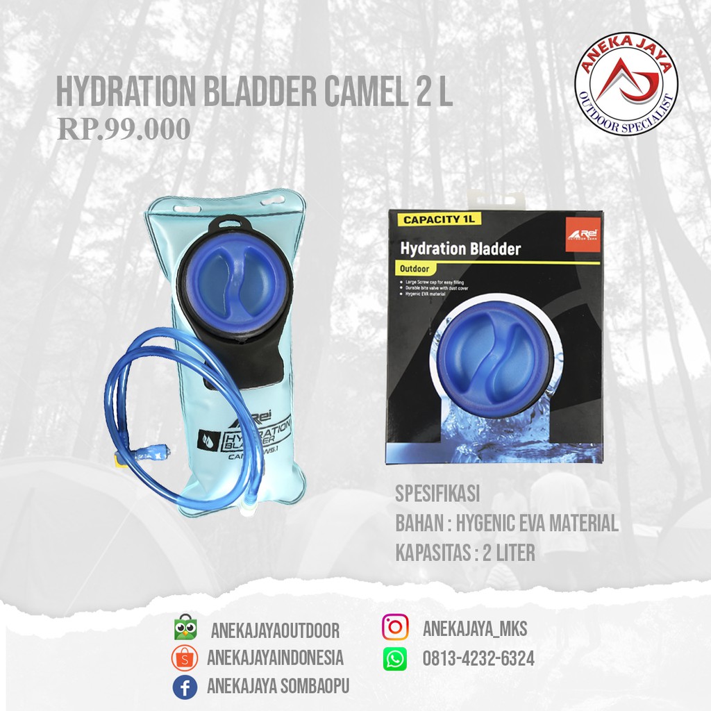 HYDRATION BLADDER CAMEL 2 LITER