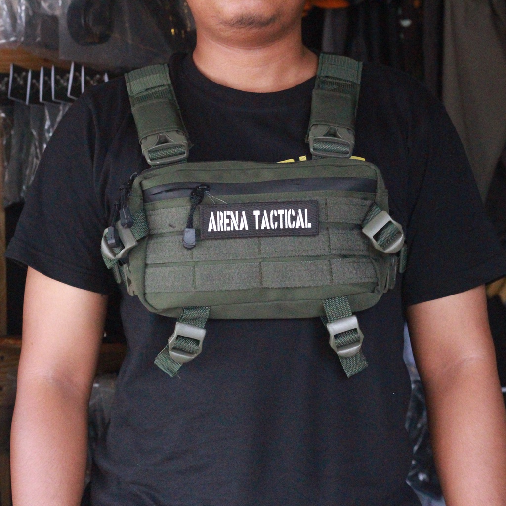 Arena - Tas Dada Hijau Tactical Multifungsi