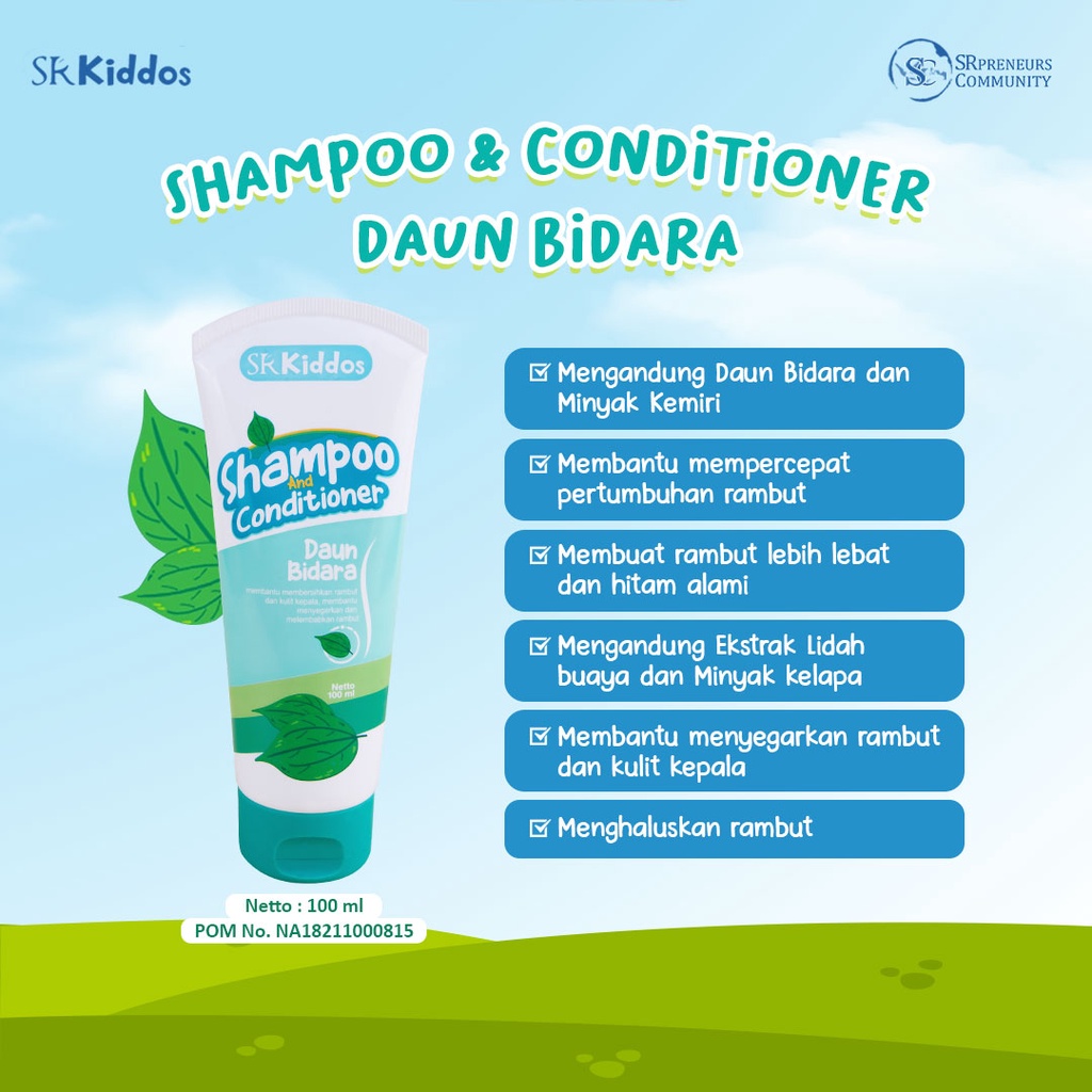 KIDDOS SR12 | DAUN BIDARA ANAK | PERAWATAN BAYI BALITA SR12 KID | BABY CARE PACKAGE DAUN BIDARA