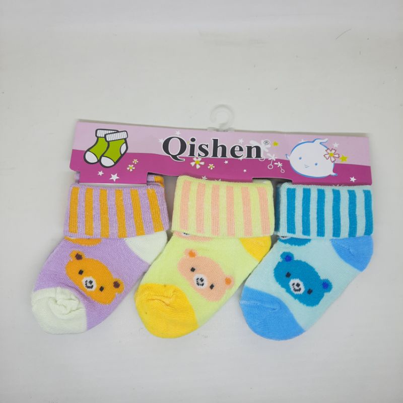 Kaos Kaki Anak Bayi Lucu Bermotif Isi 3 Pasang