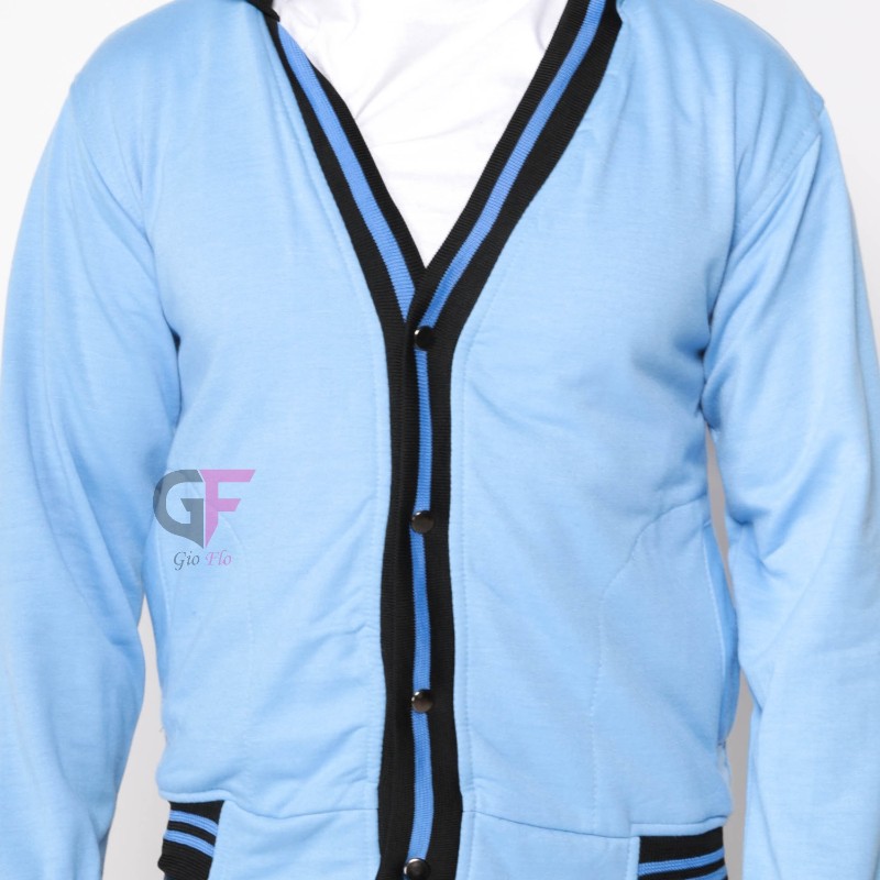 GIOFLO Pakaian Cardigan Panjang Biru Muda / CAR 630