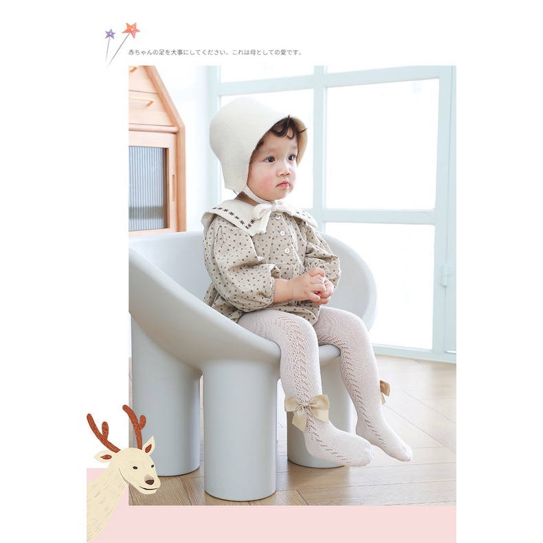 0-4thn | LEGGING STOCKING RIBBON BAYI ANAK / CELANA ANAK PEREMPUAN SOFT IMPOR Catalog QN QM