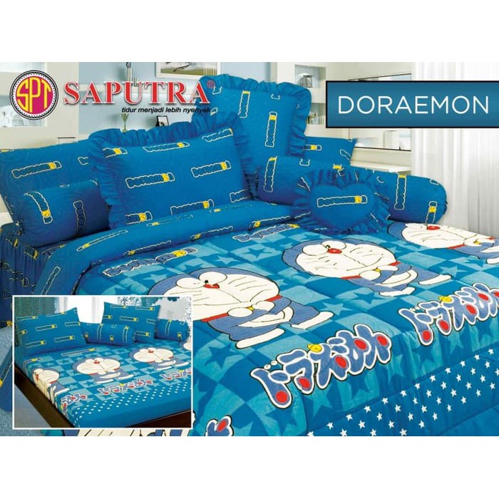 Bedcover Sprei Saputra Dorameon 180 x 200