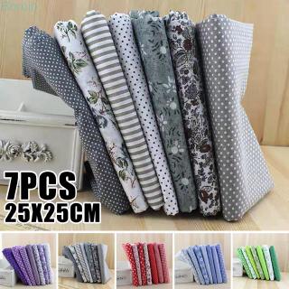 7pcs set Kain  Perca  Dengan Bahan Katun  Dan Motif Floral 