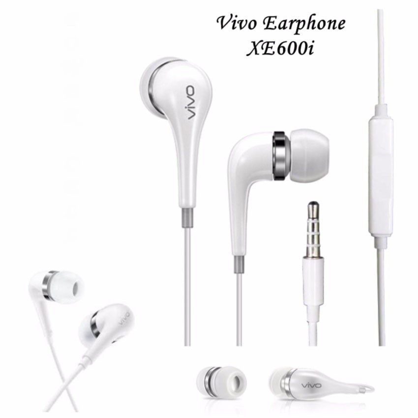 Handsfree Vivo Headset Vivo XE600i X600i Earphone Vivo ORIGINAL In Ear Input Jack 3.5mm Original New