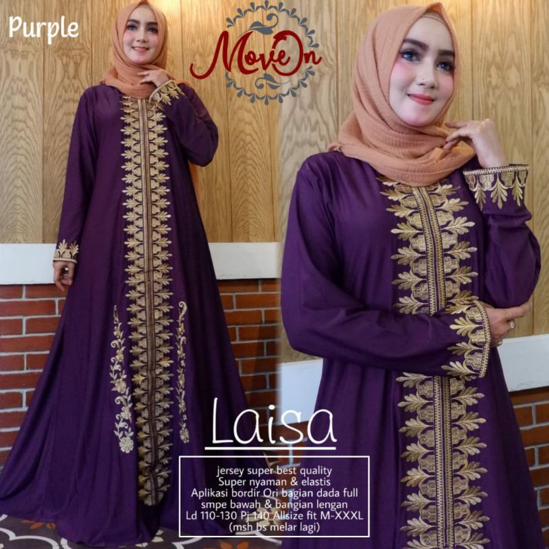 Gamis Muslim Jumbo Terbaru XXXL dress bordir jersey warna navi marun moccarose hitam purple greentea gamis kondangan seragaman polos Laisa Maxy Gamis Arabian Turkey Jumbo Dress Arabian Turkey Jumbo Gamis Arabian Jumbo Dresa Arabian Lebaran Terbaru Remaja