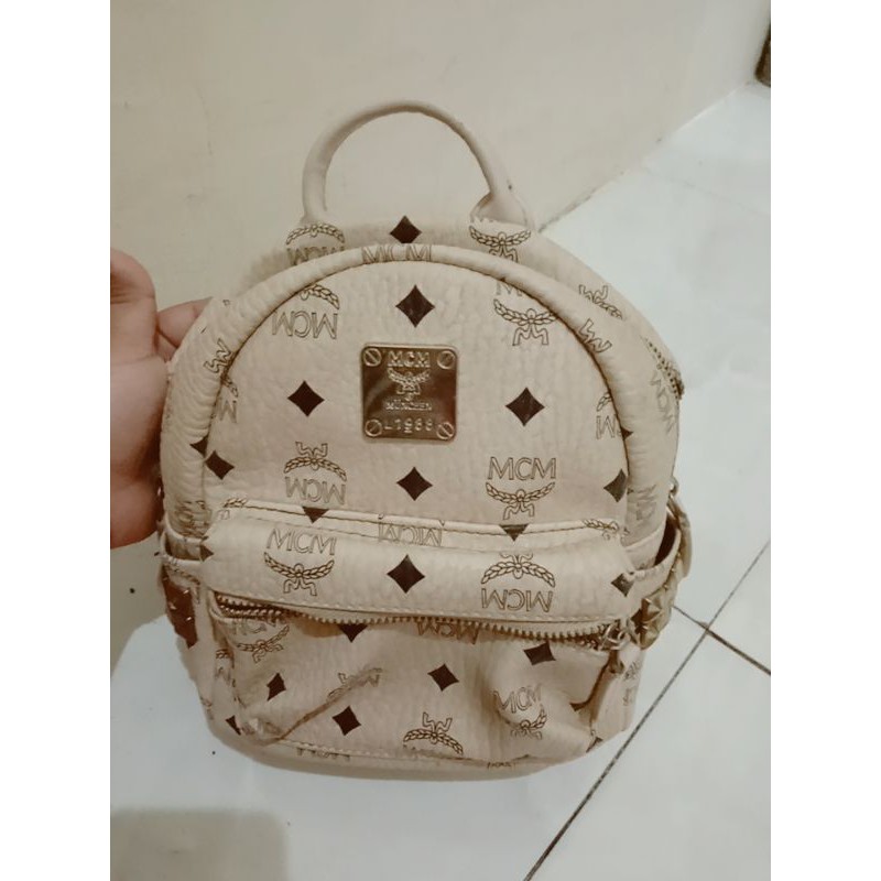 preloved tas mcm / ransel mini / selempang