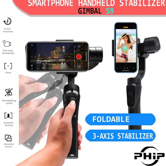 Gimbal Stabilizer Smartphone Phip S6 & S9 Foldable - Gimbal S6