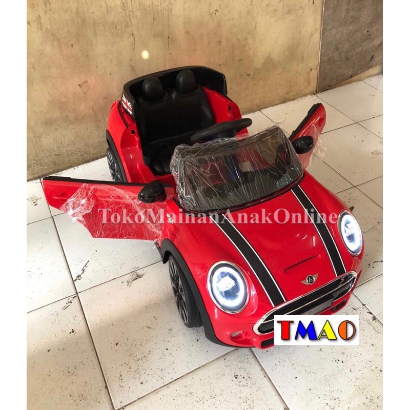 Mobil Aki Anak PMB MINI COOPER MORTEIN 7188 M7188 Mainan Anak Remot Kontrol Murah-3