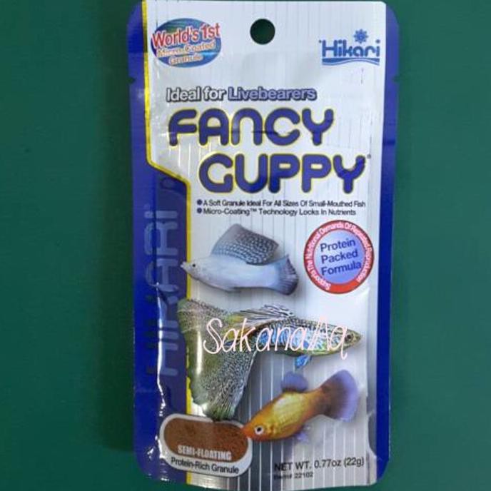 

DI Makanan / Pakan Ikan Hikari Fancy Guppy 22g / 22gr / 22 gr / 22 gram Terbaru