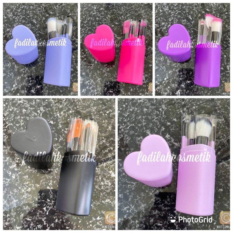 [SET ISI 12 KUAS] Kuas atau Brush Make Up Kotak Love
