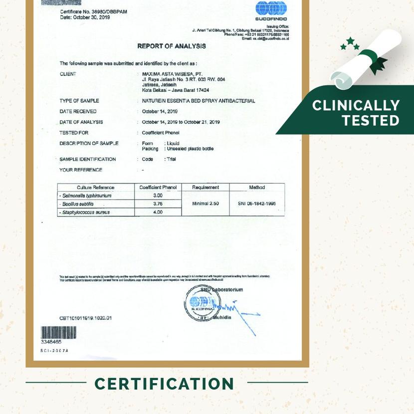 ✼ NATUREIN Bed spray // Anti Bacterial BED SPRAY NATUREIN ESSENTIAL ➸