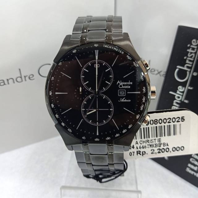 Jamtangan pria ac6467 Alexandre cristie 100% original garansi resmi