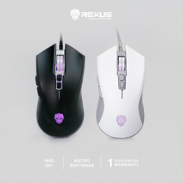 Rexus Mouse Gaming Xierra G10 - Hitam