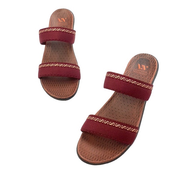 Sandal Wanita Turki Sandal Rajut Turki Sandal Slop Wanita Rajut Turki Velonesia - Alya