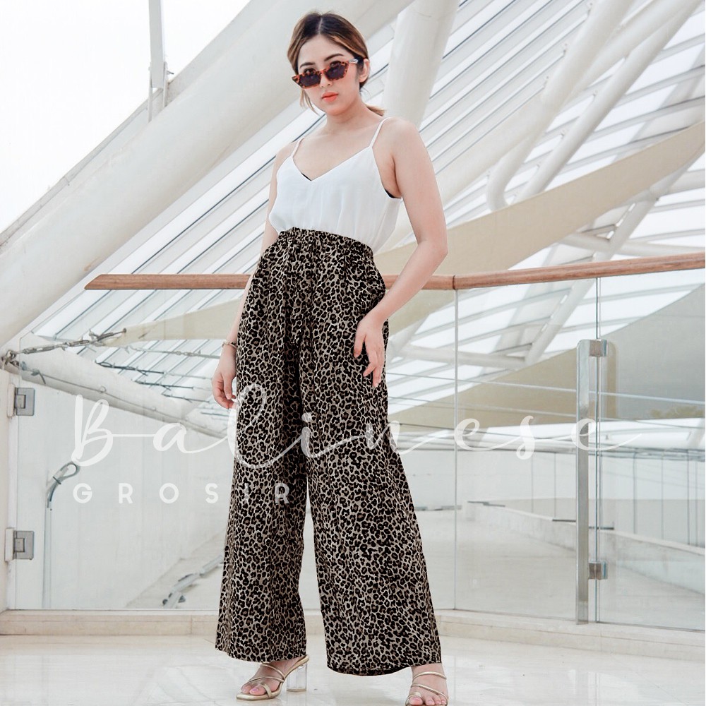 CELANA KULOT PANJANG LEOPARD