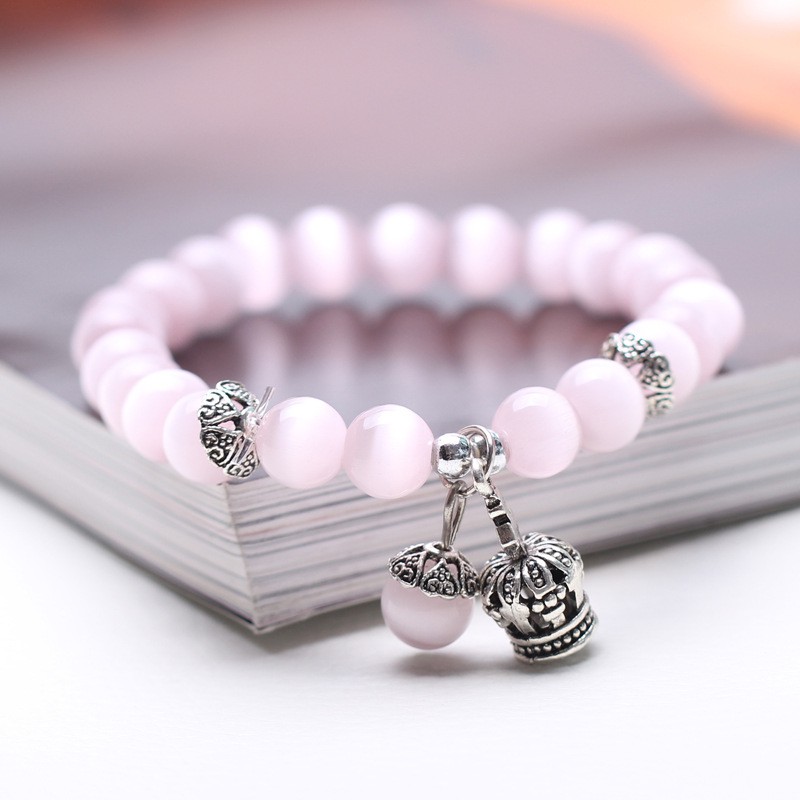 Aksesoris Gelang Beads Korea Charm Bracelet LW004 white