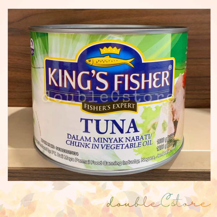 

asa457a King'S Fisher Tuna Dalam Minyak Nabati / Chunk In Oil 1800Gr Xa20X1