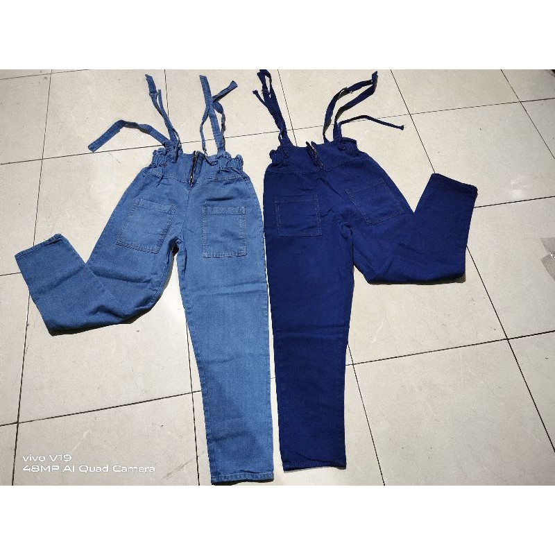 JEANS KODOK WANITA CELANA BAJU KODOK JEANS WANITA OVERALL KODOK