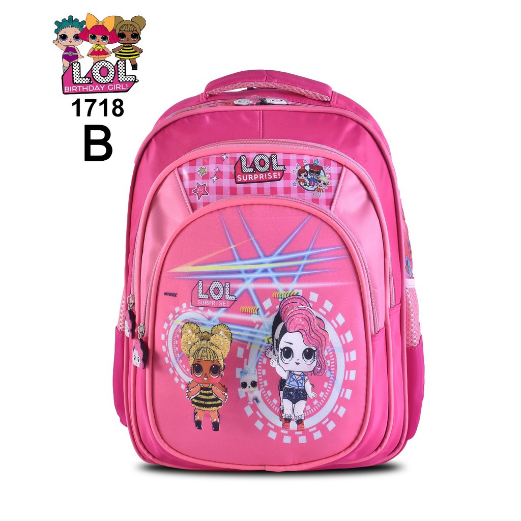 Tas Cartoon Ransel Anak Perempuan Lampu+Music 1718 16&quot;(Frozen,LOL,My Little Pony,Unicorn,Hello Kitty