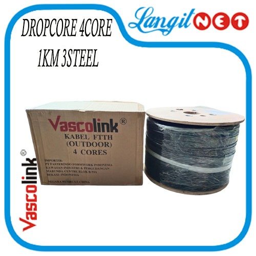 VASCOLINK DROPCORE 4CORE 1KM 3STEEL VL116-FTTH04BSWT