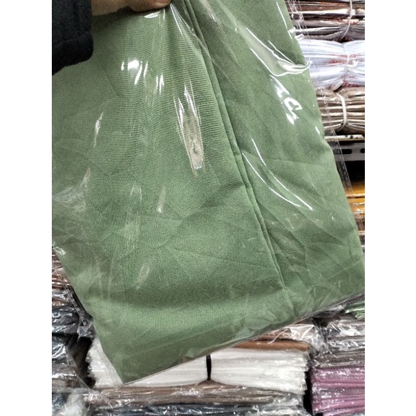 SEGIEMPAT VOAL PREMIUM JUMBO SAGE GREEN | VOAL 130X130