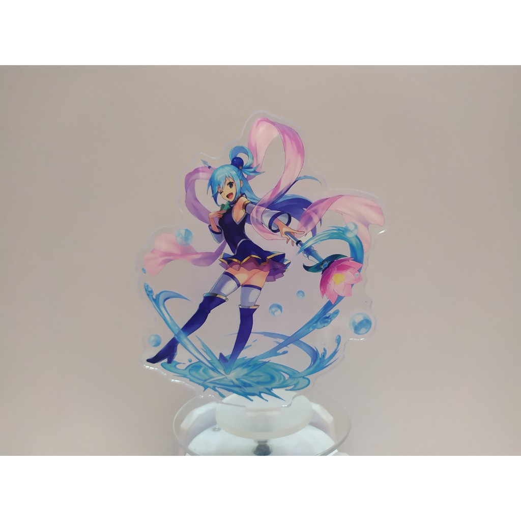 Figure Standee Akrilik Anime Aqua Konosuba