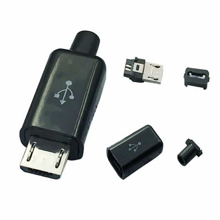 TERLARIS Konektor mikro usb micro usb connector 5 pin male - 5pin type B
