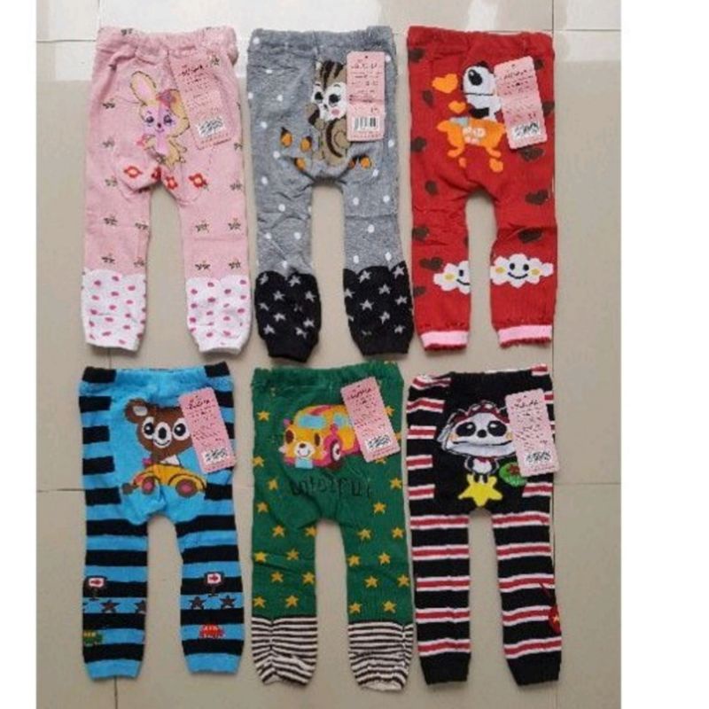 J Legging merk busha Celana panjang anak bayi balita size 80 90 95 1-2tahun perlengkapan bayi baru lahir