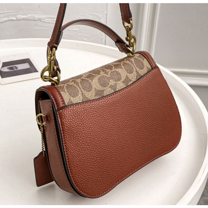 Coach Retro Shoulder Bag In Signature Tan Rust (C0767)