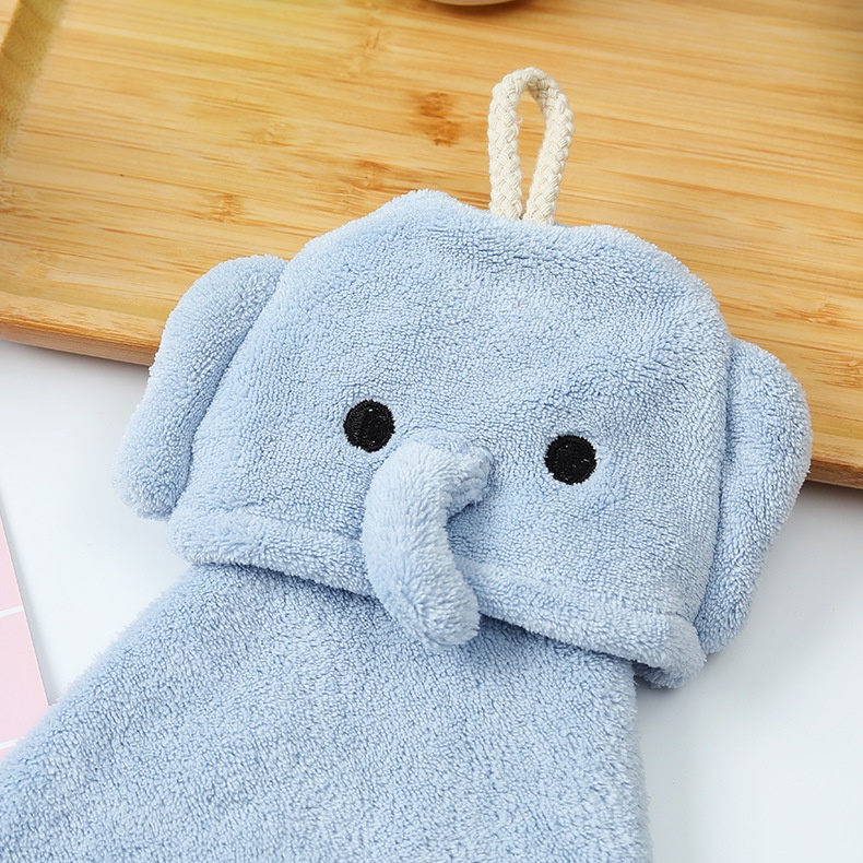 Handuk Tangan Lap Tangan Gantung Dekorasi Wastafel Dapur Kamar Mandi Model Buah Strawberry Nanas Kartun Hewan Lucu Pinguin Koala Domba Untuk Anak Cepat Serap / Kering Quick Drying Hand Towel Halus Lembut Bahan Chenille Coral Fleece / Velvet