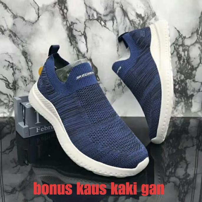 Barang Bagus SEPATU PRIA SEPATU SKECHERS MATERA SLIP SEPATU PRIA IMPORT - Hitam, 40 ON SALE