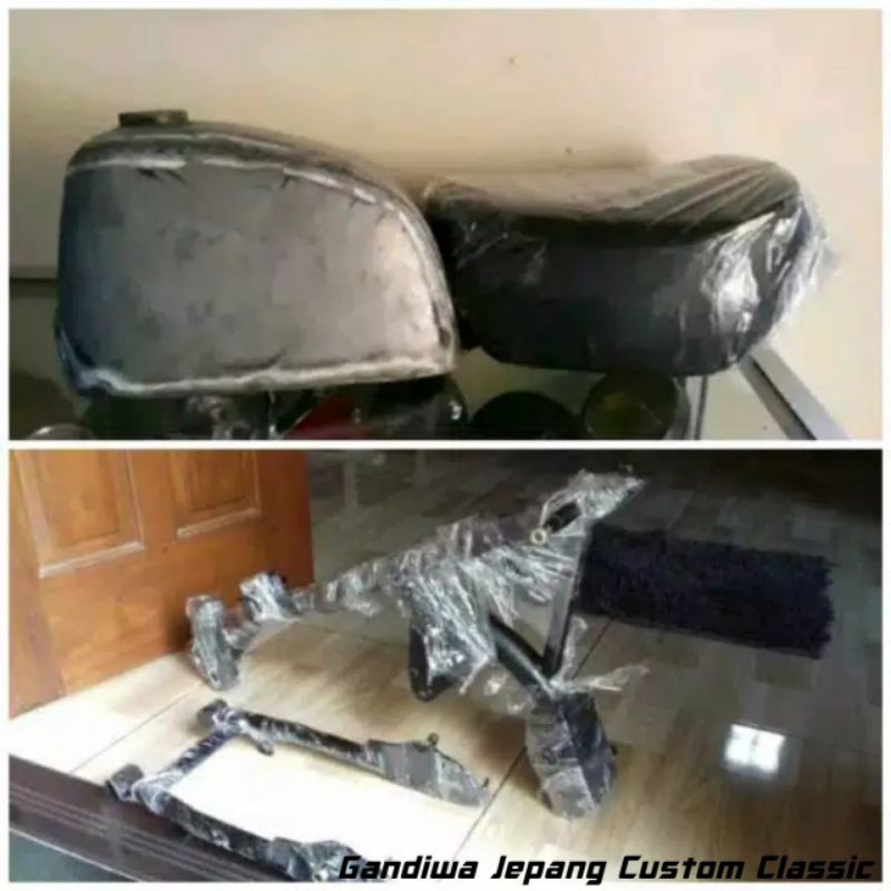 paket body Honda Gorilla monkey tangki jok rangka set ARM