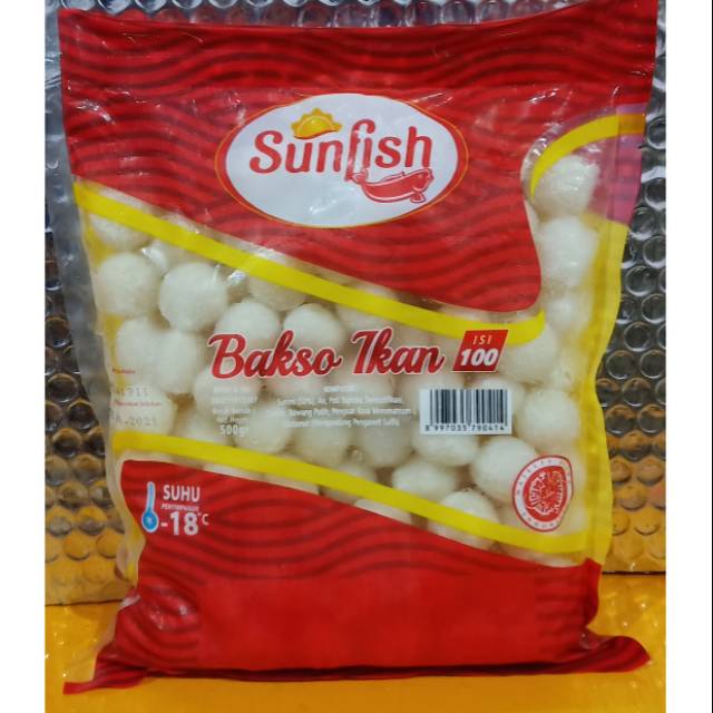 

Sunfish bakso ikan isi 100s 500gr