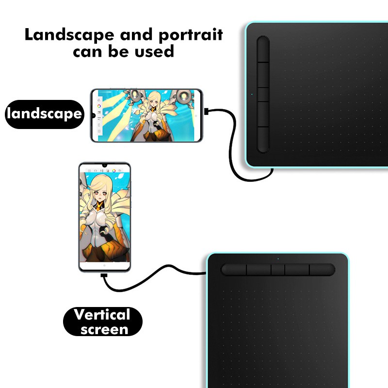 TERLARIS Goojodoq 8 10 inch Drawing Tablet for PC & Android phones USB Signature Drawing Tablet OSU